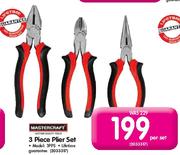 Mastercraft 3 Piece Plier Set (3PPS)-Per Set