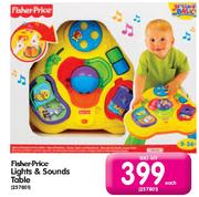 Fisher Price Lights & Sounds Table (257801)-Each
