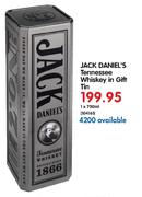 Jack Daniel's Tennessee Whiskey In Gift Tin-1x750ml