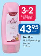 No Hair Hair Removing Lotion-125ml Each