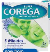 Super Corega Denture Cleanser-32 Tablets-Per Pack