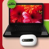 HP Compaq CQ58 Notebook & Huawei R206 WiFi Router-On 1GB