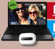 HP 650 Notebook & Huawei R206 WiFi Router-On 1GB