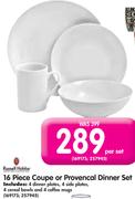 Russell Hobbs 16 Piece Coupe Or Provencal Dinner Set-Per Set