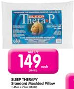 Sleep Therapy Standard Moulded Pillow 45x70Cm-Each