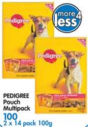 Pedigree Pouch Multipack-2x14 Packx100G