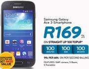 Samsung Galaxy Ace 3 Smartphone-On Straight Up 100 TopUp