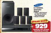 Samsung 5.1 Kanaal Tulsteater Stelsel HT-E330K