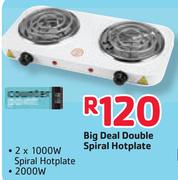 Counter Point Big Deal Double Spiral Hotplate