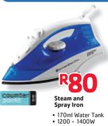 Counter Point Steam And Spray Iron