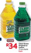 Wynn's Cleen Green Original Or Lemon-2L Each