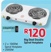 Big Deal Double Spiral Hotplate-2000W