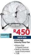 45 cm High Velocity Floor Fan