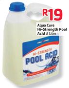Aqua Cure Hi-Strength Pool Acid-3L