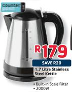 Counter Point 1.7L Stainless Steel Kettle