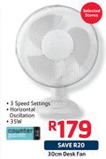 Counter Point 30cm Desk Fan