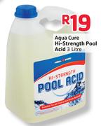 Aqua Cure Hi-Strength Pool Acid-3Ltr