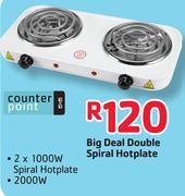 Counter Point Big Deal Double Spiral Hotplate
