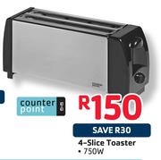 Counter Point 4-Slice Toaster-750W