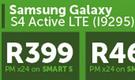 Samsung Galaxy S4 Active LTE I9295-On Smart S