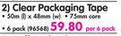 Aro Clear Packaging Tape-Per 6 Pack