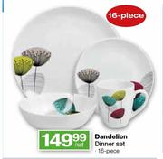Dandelion Dinner Set-16 Piece Per Set 