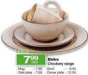 Bistro Crockery Range Each