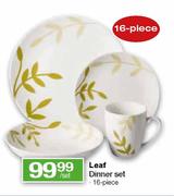 Leaf Dinner Set-16 Piece Per Set 
