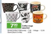 Coffee Mugs Assorted Each