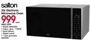 Salton 30L Electronic Microwave Oven SMW30ET