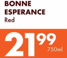 Bonne Esperance Red-750ml