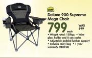 Camp Master Deluxe 900 Supreme Mega Chair Each