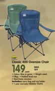 Camp Master 400 Oversize Chair Each