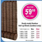 Ready-Made Bamboo Roll-up Blinds(Zambezi Only)-1000 x 1600 