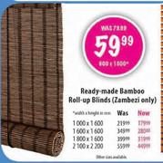 Ready-Made Bamboo Roll-up Blinds(Zambezi Only)-600 x 1000