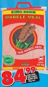 King Korn Fine/Coarse Mabele Meal-10kg