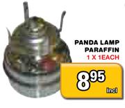  Panda Lamp Paraffin-1X1Each