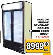 Sancon Fridge Beverage Cooler Sliding Door 800Ltr-1X1Each