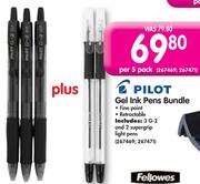 Pilot Gel Ink Pens Bundle
