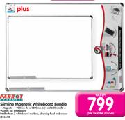Parrot Slimline Magnetic Whiteboard Bundle