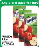Purejoy Juice(All Flavours)-3x6x200ml