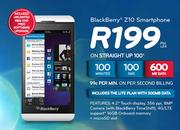 Blackberry Z10 Smartphone-On Straight Up 100