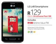 LG L40 Smartphone-On uChoose Flexi 100