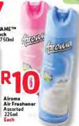 Airoma Air Freshener Assorted-225ml Each