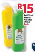 Pnp Thick Bleach Assorted-750ml Each