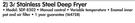 Sunbeam 3L Stainless Steel Deep Fryer SDF-8502