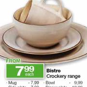 Bistro Crockery Mug Each