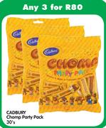 Cadbury Chomp Party Pack-3x30's