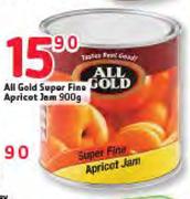 All Gold Super Fine Apricot Jam-900g