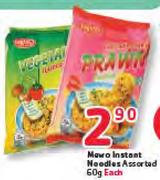 Mowo Instant Noodles Assorted-60g Each